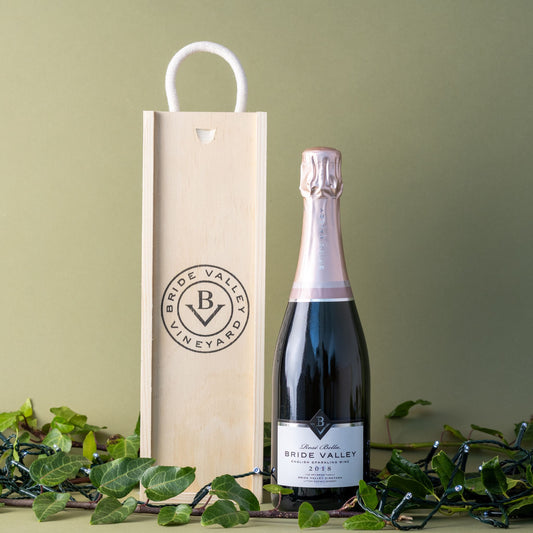 Bride Valley Bella Rosé 2018 & Wooden Gift Box
