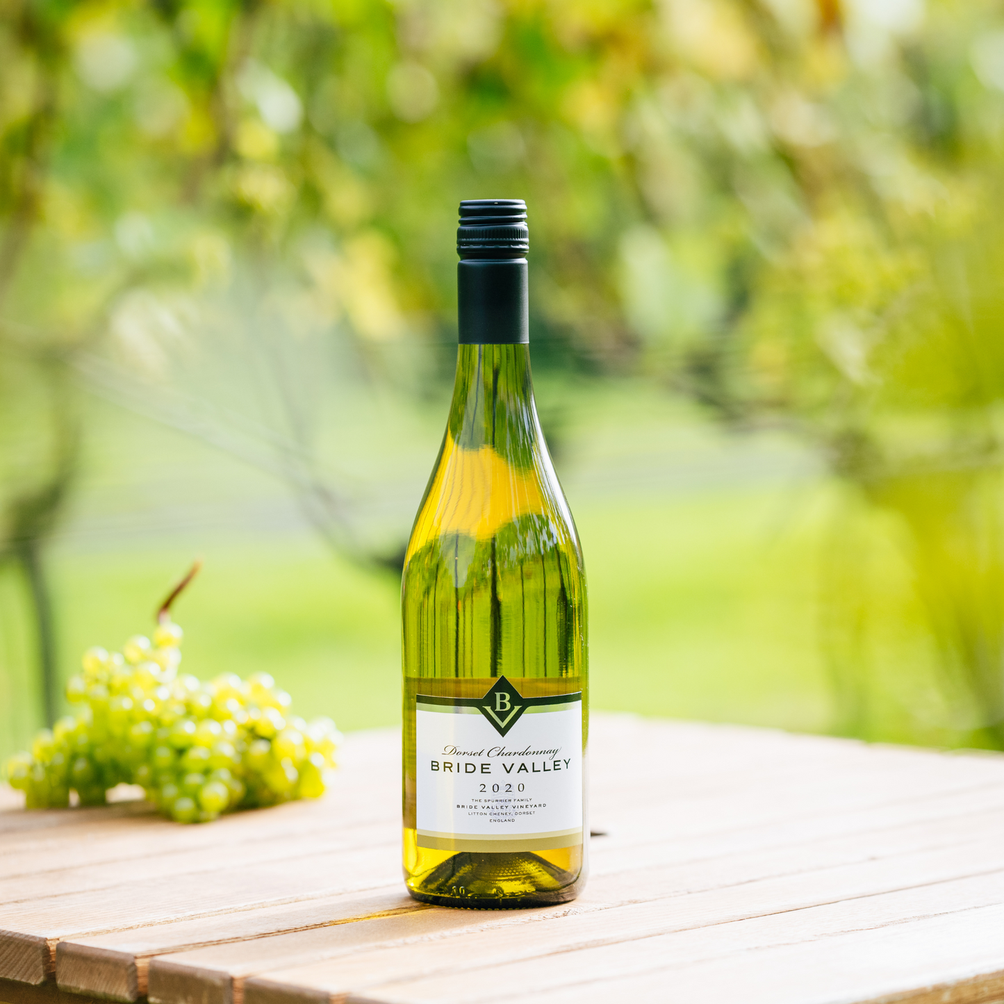 Bride Valley Dorset Chardonnay 2022 & Wooden Gift Box