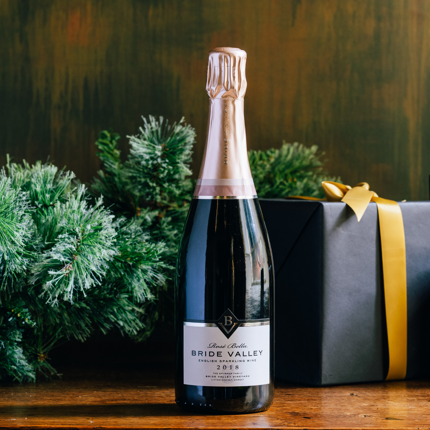 Bride Valley Bella Rosé 2018 & Wooden Gift Box