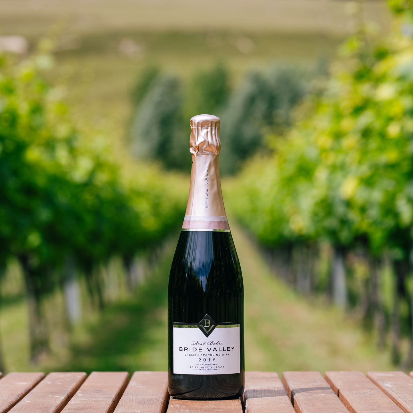 Bride Valley Bella Rosé 2018 & Wooden Gift Box