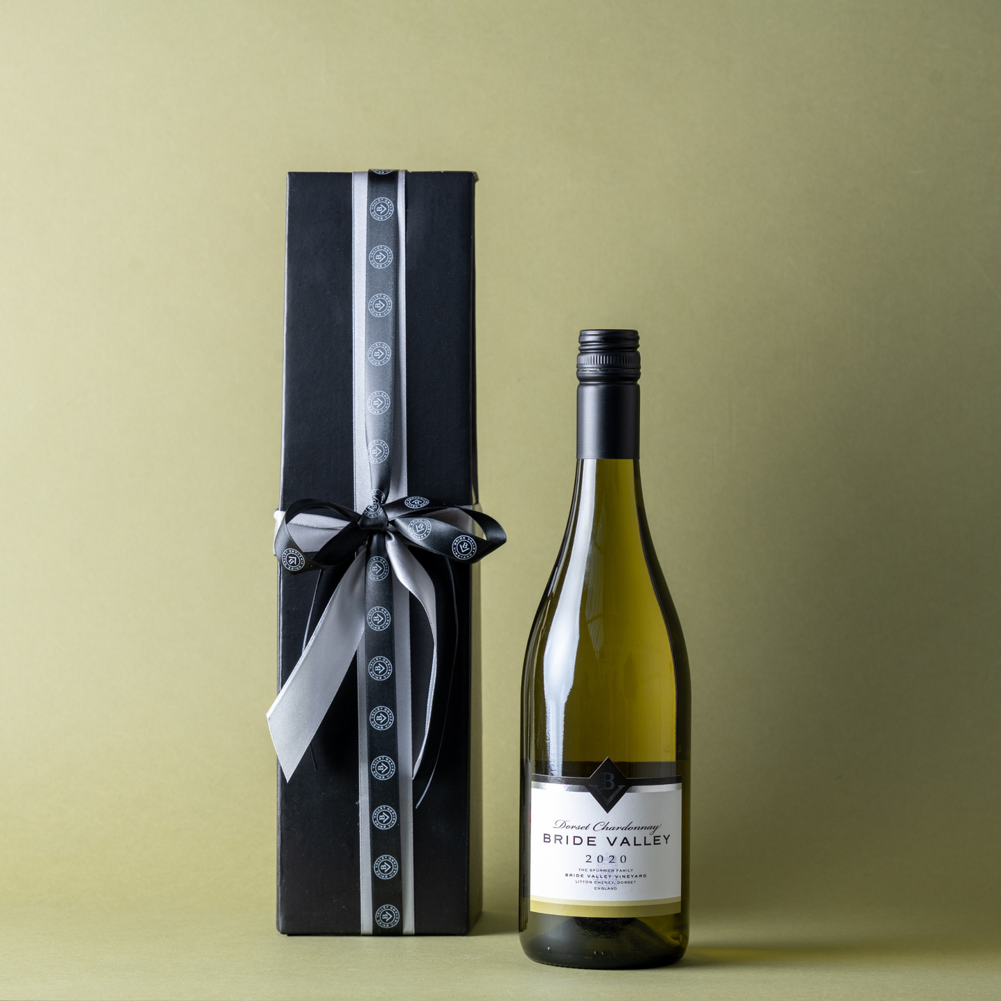 Bride Valley Dorset Chardonnay 2022 & Black Gift Box