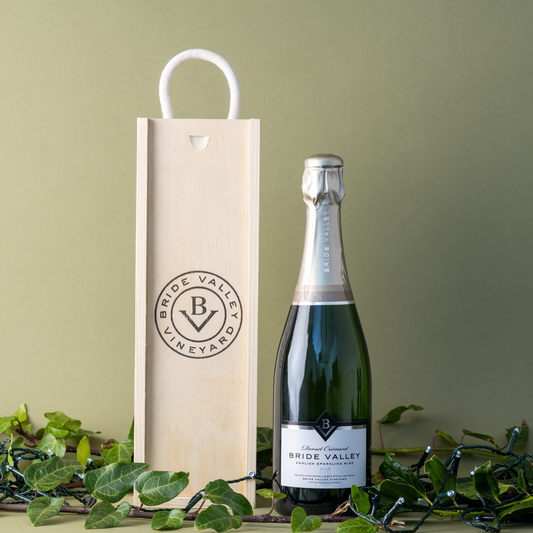 Bride Valley Dorset Crémant NV & Wooden Gift Box