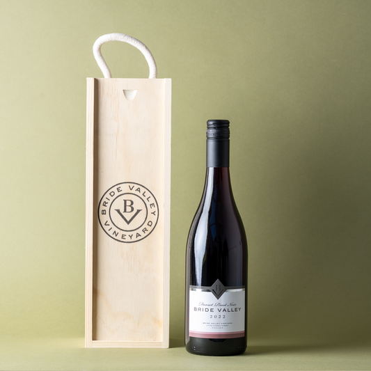 Bride Valley Dorset Pinot Noir 2022 & Wooden Gift Box