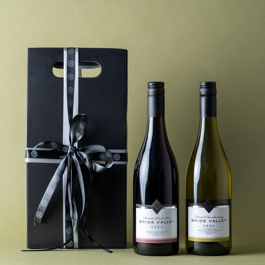 Bride Valley Dorset Pinot Noir 2022 & Dorset Chardonnay 2022 Gift Presentation