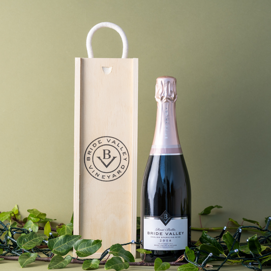 Bride Valley Bella Rosé 2018 & Wooden Gift Box